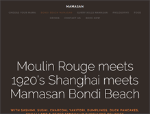 Tablet Screenshot of mamasan.com.au