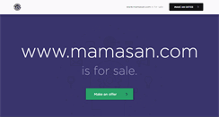 Desktop Screenshot of mamasan.com